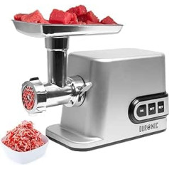 Duronic MG301 Meat Mincer Stainless Steel 3000 W - Accessories for Minced Meat, Sausage, Kibbes, Ideal for Making Meat or Vegetable Dishes (Vegan Burgers)