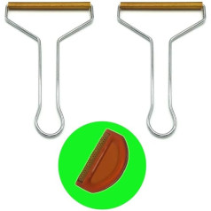 2 pārnēsājams savārstījums, skuveklis, atkārtoti lietojams abpusējs magnija sakausējuma pūku noņemšanas līdzeklis matu noņemšanai, adīta cepure, paklājs (sudraba rokturis)