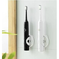 Toothbrush Holder, Wall Mounted Electronic Toothbrush Holder, Moseem Simple Brush Holder for All Electronic Toothbrushes, Car Lock Toothbrushes by Gravity