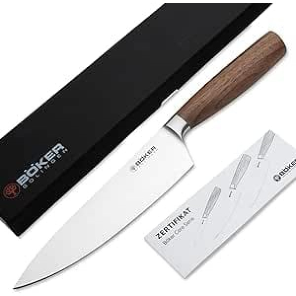 BÖKER SOLINGEN® Core Küchenmesser klein - geschmiedetes Chefmesser 16 cm extrem scharf - Premium Kochmesser aus Solingen - edler Geschenkbox