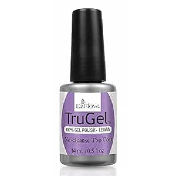 Ez Flow TruGel No-Cleanse Top Coat - 5 unces