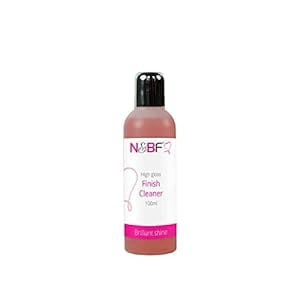 N&Bf Nails Factory N&BF High Gloss Finish Nail Cleaner with Fragrance 100 ml - for Shiny Gel Nails - Nail Cleaner - Nail Cleaner - Isopropanol Alcohol & Nourishing Oils - (Cherry)