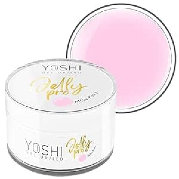 Yoshi Jelly PRO Gel Nails 50 мл - Ультратвердый маникюрный УФ-гель - Профессиональные гелевые ногти - Строительный гель для ногтей - УФ- и светодиодный ге