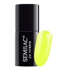 Semilac UV Nagellack 040 Canary Green 7ml Kollektion Tropical Drinks