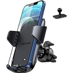 UNBREAKcable Mobile Phone Holder Car Ventilation & Dashboard [Upgrade 3.0 Latest] Mobile Phone Holder for Car Silicone Protection Universal Smartphone Holder Car Accessories for iPhone Samsung Huawei