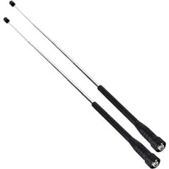 UAYESOK VHF UHF Telescopic Aerial SMA Female 5.3