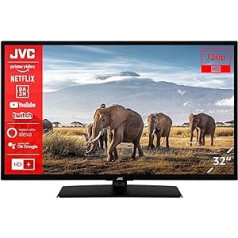 JVC LT-32VH5157 32 collu televizors/viedtelevizors (HD Ready, HDR, trīskāršs uztvērējs, Bluetooth) — iekļauts 6 mēnešu HD+ [2023].