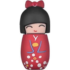 Novelty USB Flash Drive 32GB USB 2.0 Cute Cartoon Miniature Japanese Doll Thumb Sticks for Date Storage Gift for School Students Kids (Red)