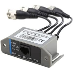 UHPPOTE 4CH HD Passiv Video Balun raiduztvērējs BNC zu UTP RJ45 CCTV Über Twisted Pairs