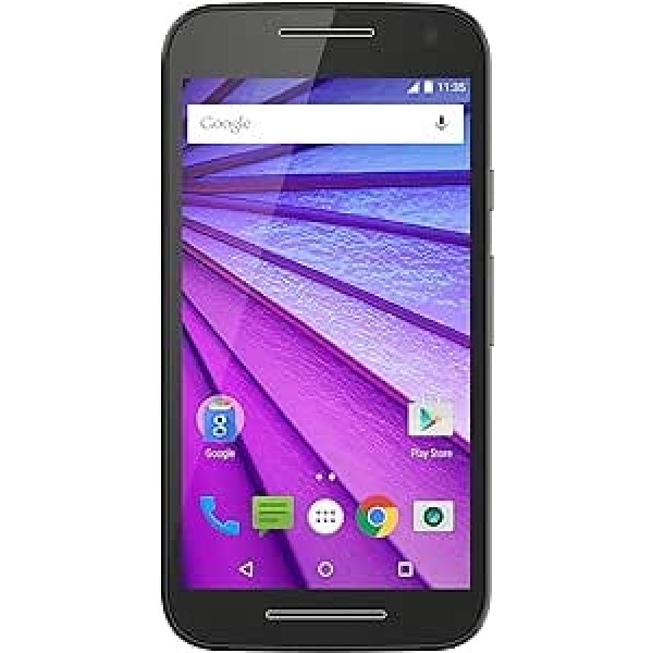 moto G 3. paaudzes viedtālrunis (12,7 cm (5 Zoll) Touchscreen-Displejs, 16 GB Speicher, Android 5.1.1) schwarz