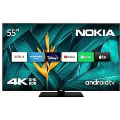 Nokia LED televizors 55 collu UHD 4K viedtelevizors Android WIFI UN55GV310