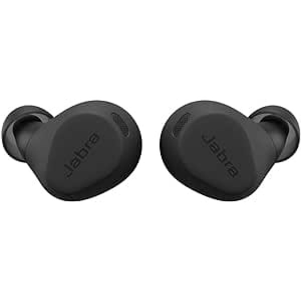 Jabra Elite 8 aktīvās bezvadu ausīs ievietojamas Bluetooth austiņas ar adaptīvo hibrīda aktīvo trokšņu slāpēšanu (ANC) un 6 iebūvētiem mikrofoniem, ūdens un sviedru izturīgas - melnas