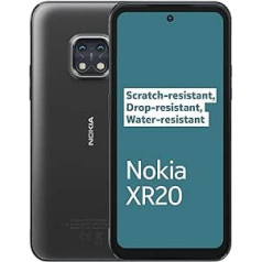 Nokia XR20 Dual SIM 128GB ROM + 6GB RAM (tikai GSM, bez CDMA) rūpnīcā atbloķēts 5G viedtālrunis (granīts) — starptautiskā versija