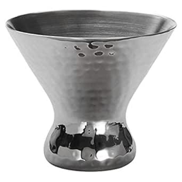 American Metalcraft DWCH7 dubultsiena kaltais nerūsējošā tērauda Martini stikls, 200 ml, 11,4 cm diametrs, 9,5 cm augstums