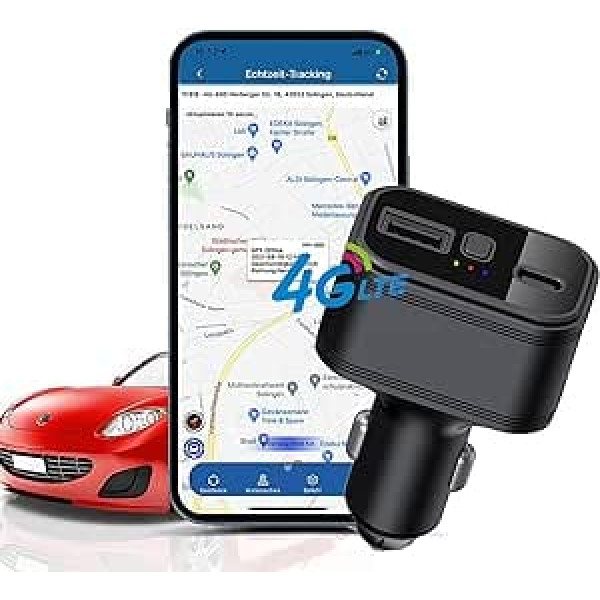 4G LTE automašīnas GPS izsekotājs bez abonementa, dubultā USB automašīnas cigarešu šķiltavas, automašīnas GPS atrašanās vieta, automašīnas mobilā tālruņa lādētājs, izsekošanas raidītājs automašīnām ar bezmaksas lietotni/tīmekli