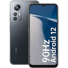 Blackview A85 Android 12 mobilais tālrunis bez līguma, 14 GB/128 GB atmiņa, 6,5 collu HD+ 90 Hz displejs, 50 MP + 8 MP divu kameru astoņkodolu viedtālrunis, 4480 mAh 18 W divkārši 4G mobilie tālruņi bez Simlock, NFC,