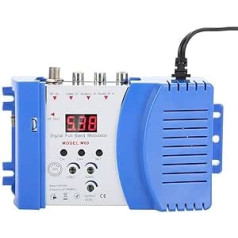 Bewinner digitālais HF modulators Universāls kompakts mājas modulators digitālais HF modulators Audio Video TV pārveidotājs Signāla pārveidotājs VHF/UHF signāla pastiprinātājs Regulējams audio/video izvades līmenis (ES)