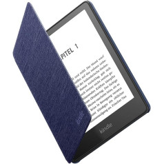 Amazon Kindle Paperwhite Fabric Cover | Compatible with 11th generation (2021 release) , Deep Sea Blue