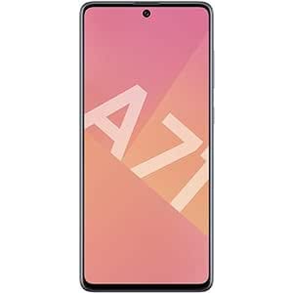 Samsung Galaxy A71 128 GB Prism Crush Black — labs (divās SIM kartēs) (atjaunots)