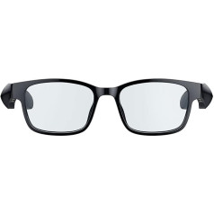 Razer Anzu viedās brilles (rechteckige, große Gläser) — Audio-Brille ar Blaulicht-oder Sonnenschutz-Filter (Integriertes Mikrofon + Lautsprecher, 5 Stunden Akku, spritzwassergeschützt) Schwarz
