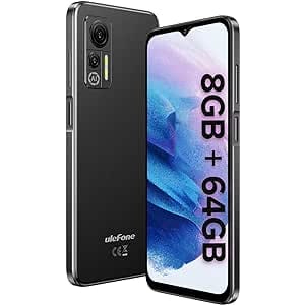 Ulefone viedtālrunis, 4G, 4GB+64GB, Android 12 Note 14, 6,52 collas, kamera 13MP, 4500mAh, Face ID, OTG, Volt/GPS tālrunis nav dārgs (Nior)