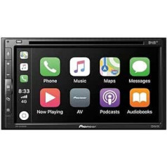 Pioneer AVH-Z5200DAB 2DIN multivides uztvērējs, 6,8 collu skaidra pretestības skārienjutīgs panelis, Bluetooth, DAB+ digitālais radio, Apple CarPlay, WebLink, brīvroku komplekts, CD, DVD un USB