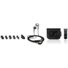 Sennheiser CX 400-II Precision Stereo-In-Ear-Kopfhörer (1,2 m Kabellänge, 3,5 mm Klinkenstecker, Earadapterset S/M/L, Tragetasche) schwarz