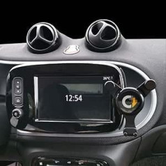 ZHFF Navigation Style automašīnas tālruņa turētājs Smart 453 Fortwo Forfour 2015-2019 GPS turētājs Slēpts statīvs Navigācija Salona apdare Mobilā tālruņa turētājs Automašīnas veidošanas piederumi