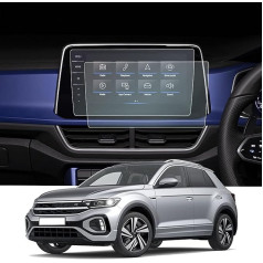 CDEFG saderīgs ar VW T-ROC 2022 2023 Facelift, Navigācijas aizsargplēve T ROC 4H skrāpējumiem izturīga 9,2 collu GPS ekrāna aizsargplēve Navigācijas plēve T ROC R R-Line Discover Pro piederumu komplekts 2 (PET)