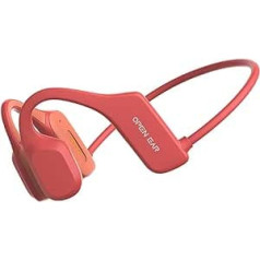 Bone Sound Austiņas Bezvadu Bluetooth Bone Conduction Austiņas Atvērtas auss Austiņas Bluetooth Sports Ūdensizturīgas Bezvadu Austiņas Bone Sound Bluetooth skriešanai Skriešana Riteņbraukšana Sporta zāle Red