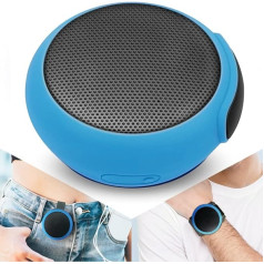 ANCwear Bluetooth bezvadu skaļrunis ar basu, HD skaņu, iebūvētu mikrofonu pārnēsājamu skaļruni, 9,5 stundu atskaņošanas laiku, IPX6 ūdensizturīgs, āra un mājas lietošanai (zils)