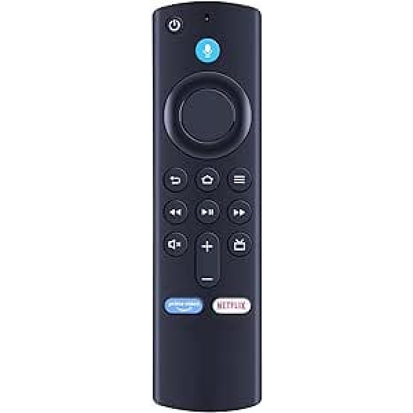 Sprachfernbedienung Ersatz L5B83G der 3. Gen für Fire Smart TV Stick (4K, 4K Max, Lite), Fire Smart TV Stick (2. Gen, 3. Gen), Fire Smart TV-Würfel (1. Gen, 2. Gen), Fire Smart TV Stick 4K komplekts