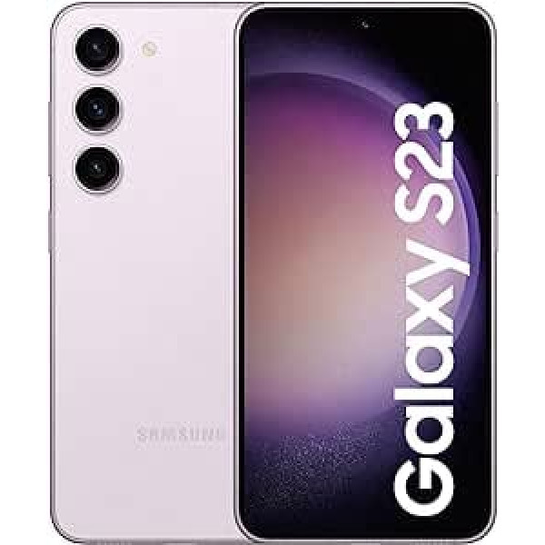 Samsung Galaxy S23 Android viedtālrunis, 128 GB, 3,900 mAh akumulators, Viedtālrunis bez līguma, Lavanda -