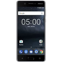 Nokia 5 (16 GB, 2 GB RAM) 5.2 Inch Polarized HD Display, Android 9.0 Pie, Double SIM GSM (AT & T/T-Mobile/MetroPCS/Cricket/Mint) Unlocked Smartphone (Silver)