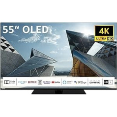 TOSHIBA 55XL9C63DG 55 collu OLED televizors / viedais televizors (4K UHD, HDR Dolby Vision, Dolby Atmos, Onkyo skaņa, trīskāršs uztvērējs, 100 Hz, spēles režīms, Bluetooth, PVR-gatavs, Netflix un citi) — iekļauts 6 mēnešu HD+