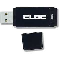 ELBE USB3-128 Pendrive USB 3.0 128GB Fast Data Transfer High Speed Plug and Play Black