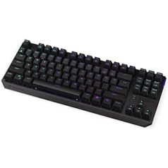 ENDORFY Thock TKL Wireless Black, TKL bezvadu mehāniskā tastatūra, QWERTY, Kailh Black Switches, RGB, PBT Keycaps | EY5A081