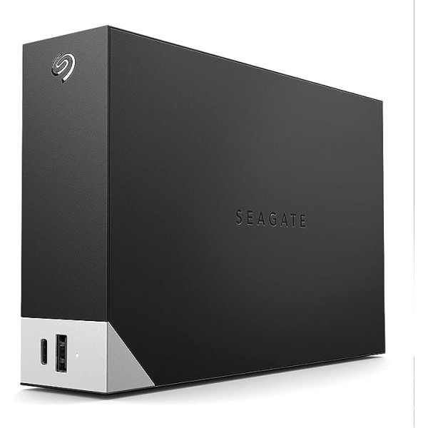 Seagate One Touch HUB 20 TB, 2 virzienu USB, aparatūras šifrēšana, ar paroli aizsargāts ārējais darbvirsmas cietais disks, 3,5 collas, USB 3.0, personālais dators, piezīmjdators un Mac, modeļa Nr.: STLC20000400