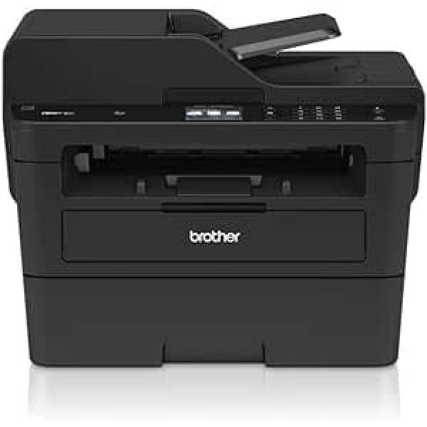 Brother mfcl2750dw Laser 4 in 1 Monochrom Multifunctionnsdrucker (A 34 ppm ar drahtgebundenen Netzwerk, WLAN, NFC, Duplex in Drucken und Scannen, itāļu versija) schwarz/weiß