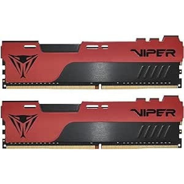 Patriot Memory Viper Elite II DDR4 32GB (2x16GB) 3200MHz Gaming Memory Kit Black/Red