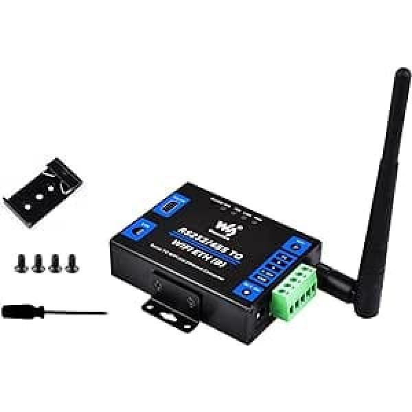 RS232/485 uz WiFi Ethernet seriālā servera pārveidotājs, Modbus/MQTT vārteja, atbalsta seriālo uz WiFi, seriālo uz ETH, no Ethernet uz WiFi, seriālo uz HTTPD klientu utt. DC 6 ~ 36 V barošanas avots