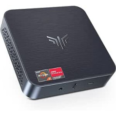 NiPoGi Mini PC, AMD Ryzen 7 3750H (up to 4GHz), 16GB DDR4 RAM 512GB SSD Micro Desktop PC with Radeon RX Vega 10 Personal Computer for Office/Business/Travel/Home Cinema/Light Gaming