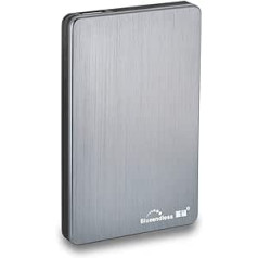 Blueendless portatīvais ārējais cietais disks USB 3.0 2,5 collas personālajam klēpjdatoram (320 GB, pelēks)