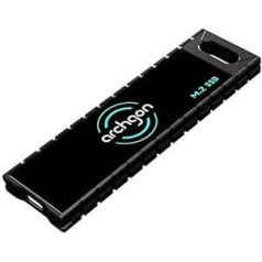 Archgon G70, External SATA SSD M.2, 960GB, USB 3.1, Gen 2 (Type-C), Gaming Portable, Black