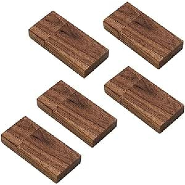 JBOS 5 Pack 32GB Wooden 32GB USB Flash Drive 32GB USB Flash Drive 32GB