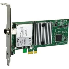 Hauppauge WinTV-quadHD — 01607 — HD PCI-Express karte (DVB-T/T2 un DVB-C, bis zu vier verschiedene TV-Sender gleichzeitig anschauen oder aufzeichnen)