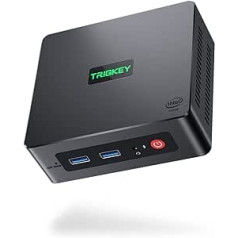 TRIGKEY Mini dators, Intel Alder-Lake N95 12. paaudze (4C/4T, līdz 3,4 GHz), 16G DDR4 500G SSD, Green G4 Mini dators Atbalsta 2*HDMI, Dual Screen 4K izvadi, WiFi-5, BT 4.2, 1000M LAN