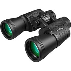 UncleHu® 20x50 Hochleistungs-Fernglas für Erwachsene mit wenig Licht Nachtsicht, kompaktes wasserdichtes Fernglas für Vogelbeobachtung, Jagd, Reisen, Fußballspiele, Stargazing mit Tragetasche und Gurt