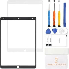 Replacement LCD Display Compatible for iPad Air 3 2019 3rd Gen A2152 A2123 A2153 A2154 Front Outer Glass Repair Kit with Tools (No Touch Screen Digitizer) (White)