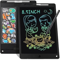 Hnyoou LCD-Schreibtablett, 21,6 cm (8,5 Zoll) LCD-Schreibtablett für Kinder, Zeichenblock für Kinder, Grafiktablett mit Bildschirmlöschtaste und Verriegelungsschalter, Grafiktablett für 2, 3, 4, 5, 6,